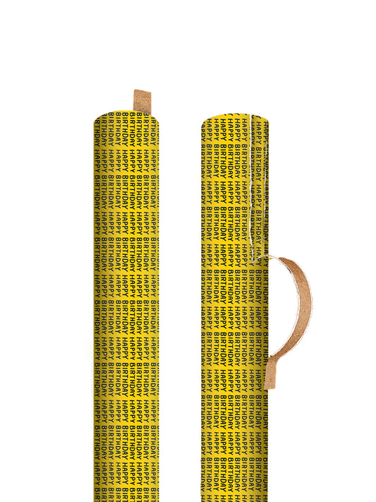 Happy Birthday Repeat Roll Wrap 3m Roll