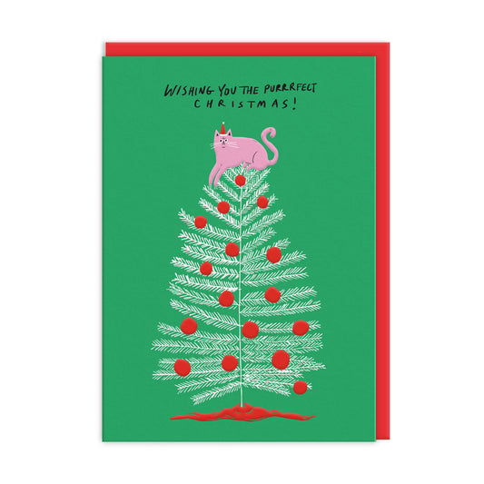 Purrfect Christmas Greeting Card