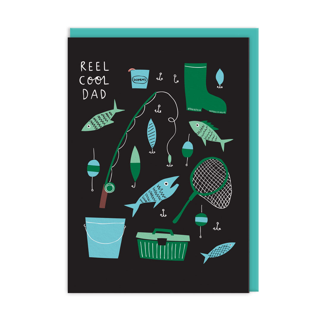 Reel Cool Dad Greeting Card