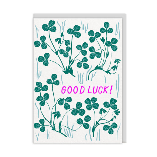 Lucky Clover Greeting Card