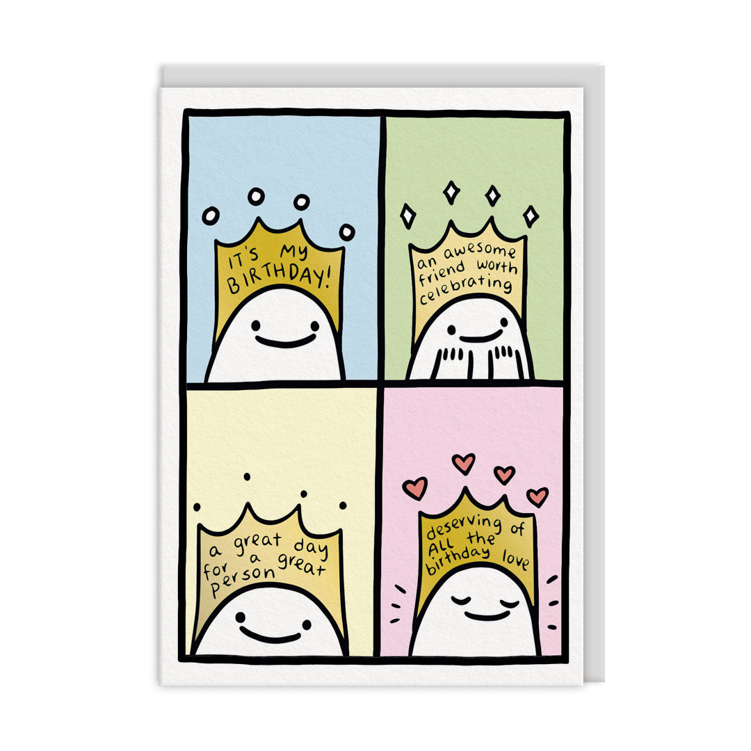 Birthday Crown Greeting Card
