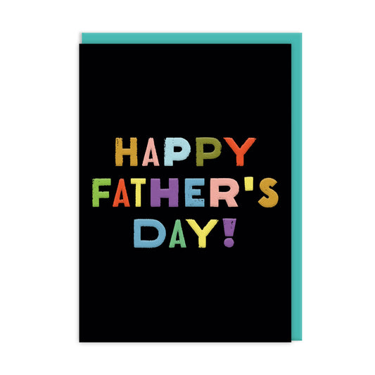 Happy Father's Day Bold Greeting Card