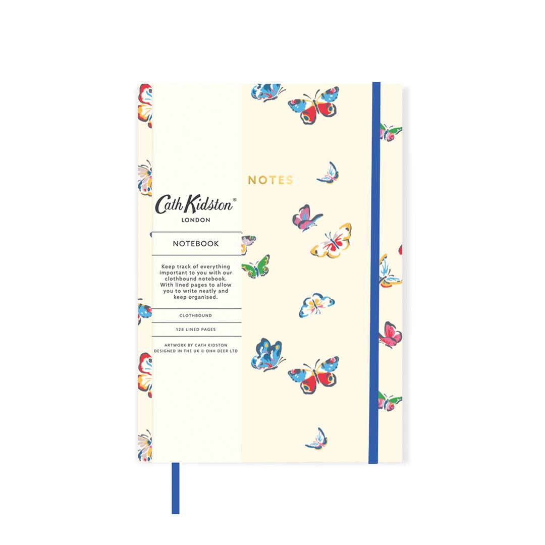 Autumn Butterflies Clothbound Notebook A5