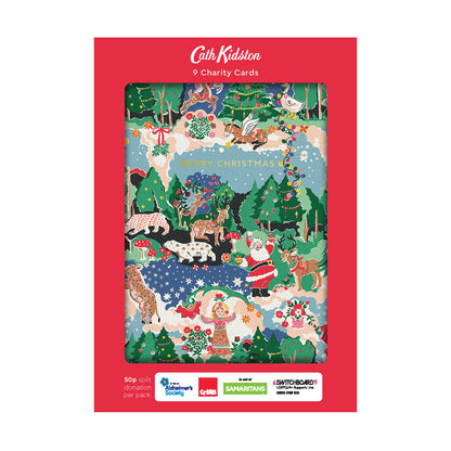 Pack of 9 Cath Kidston Christmas Cards - Christmas Legends