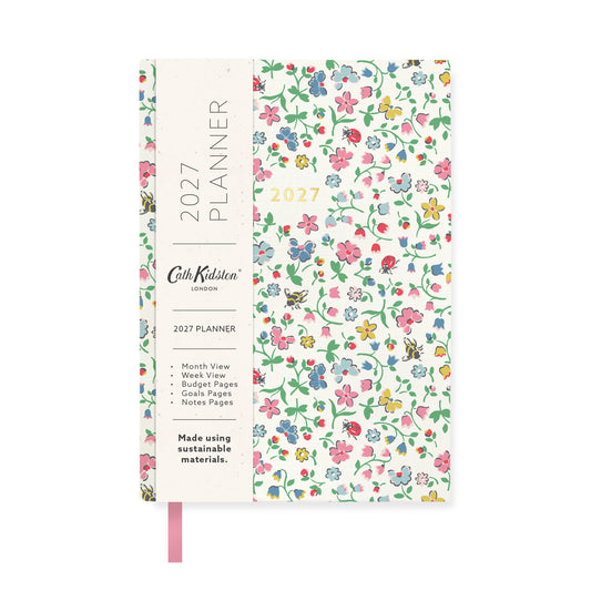 2027 Bee and Flowers A6 Diary