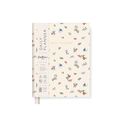 Pink Butterfly B6 Fabric Daily Planner
