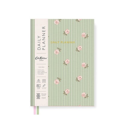 Roses and Stripes A5 Fabric Daily Planner