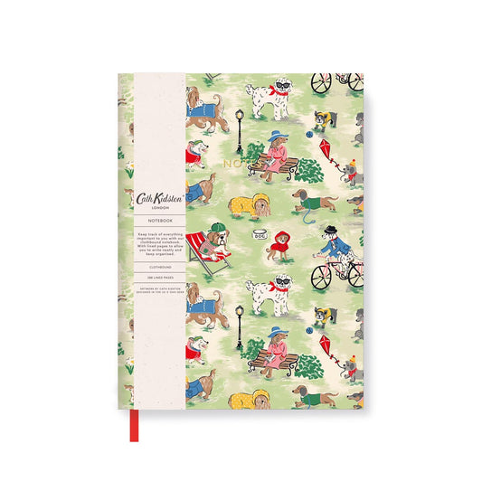 Cath Kidston Dogs In The Park Linen Notebook