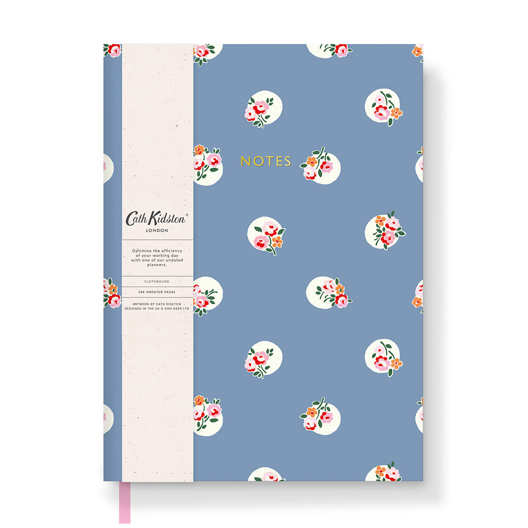 Cath Kidston Floral Spot Linen Notebook