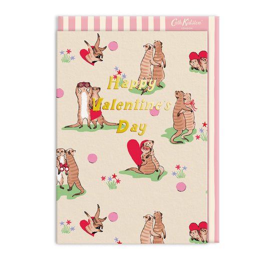 Meerkats Valentine's Day Card