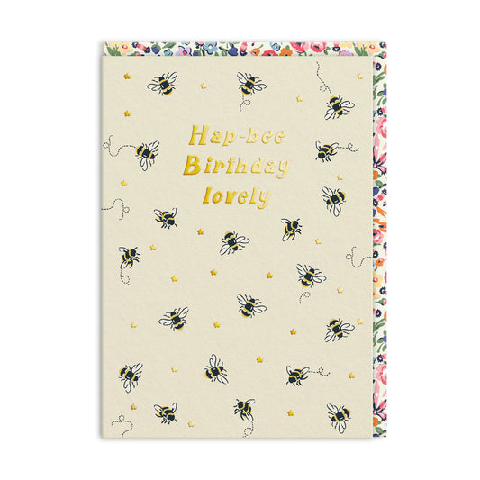 Hap-bee Bees Birthday Card