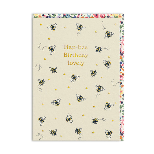 Hap-bee Bees Birthday Card