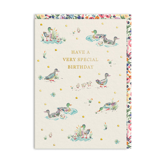 Special Ducks Birthday Card