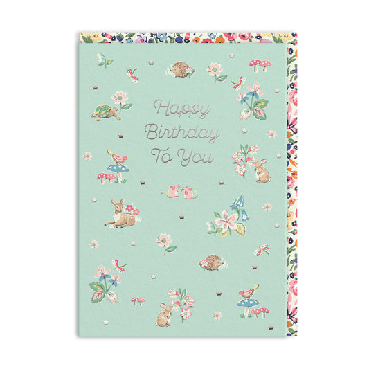 Woodland Creatures Birthday Card