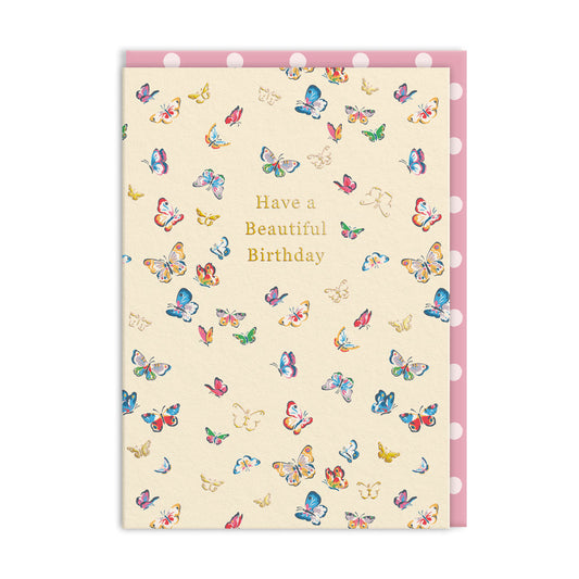 Beautiful Butterflies Birthday Card