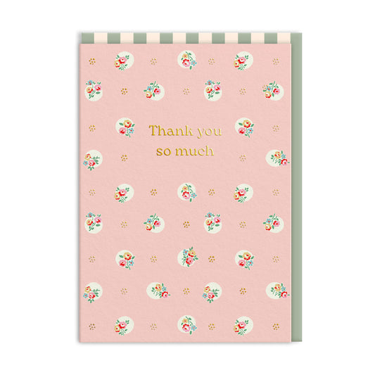 Polka Dot Thank You Card