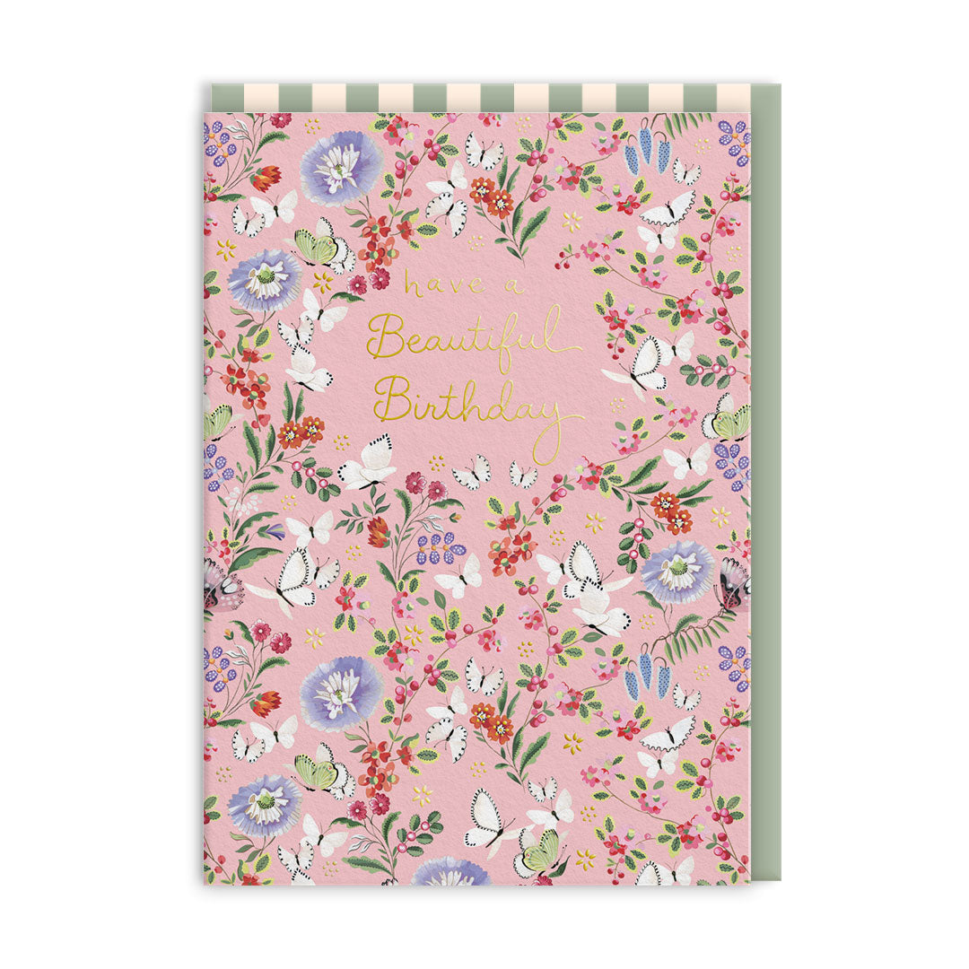 Butterfly Dance Beautiful Birthday Greeting Card