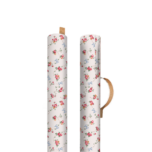Rose and Bows Roll Wrap 3m Roll