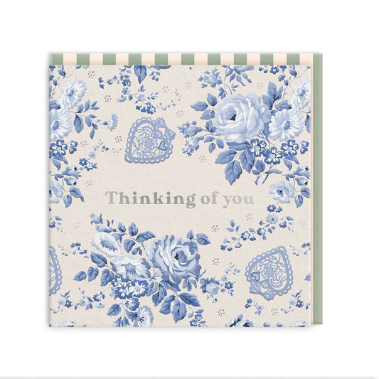 Thinking Of You Mini Square Greeting Card