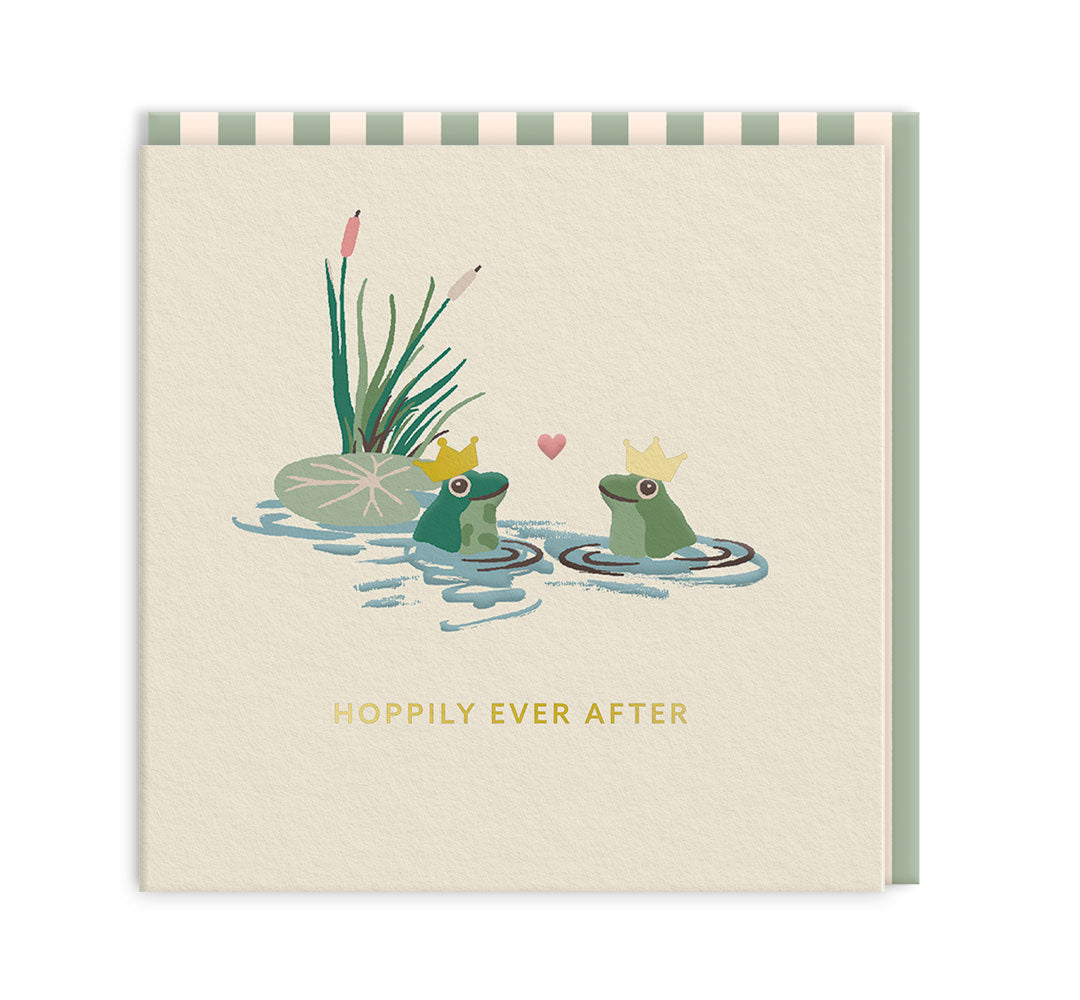 Wedding Congrats Mini Square Greeting Card