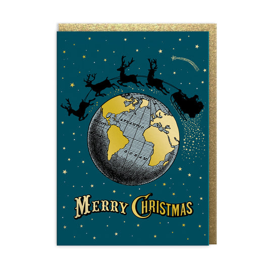 Christmas Globe Greeting Card