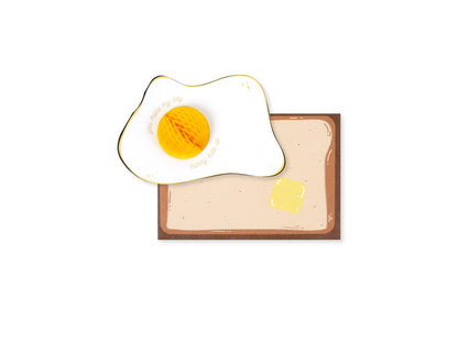 Sunny Side Up 3D Pop Up Greeting Card