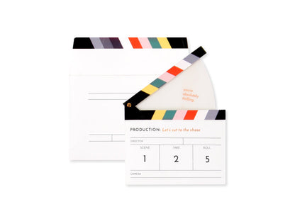 Clapperboard 3D Pop Up Greeting Card