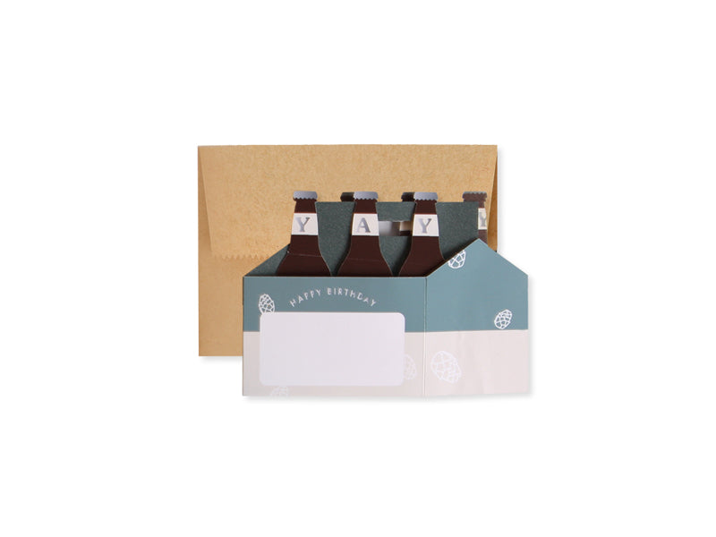 Beers To You 3D Layered Greeting Card