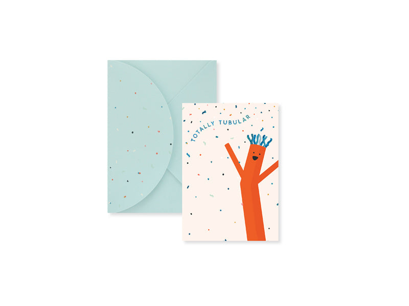 Tubular 3D Layered Greeting Card