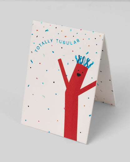 Tubular 3D Layered Greeting Card