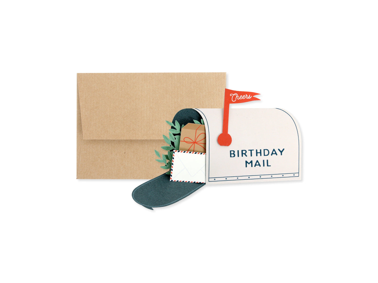 Mailbox 3D Pop Up Greeting Card