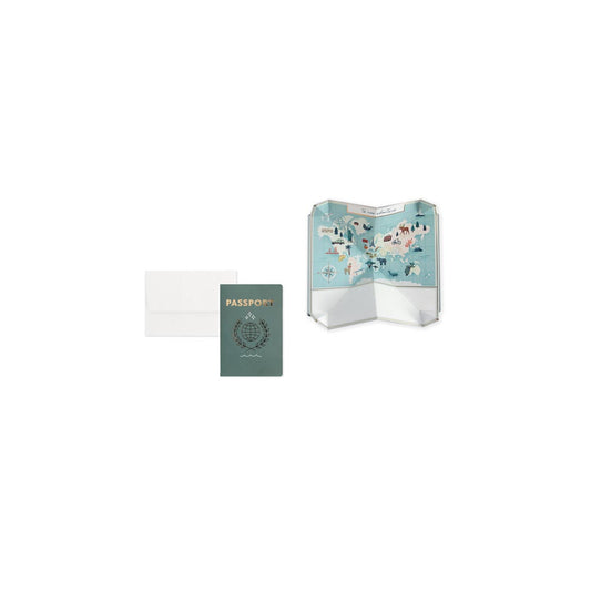 Passport 3D Layered Greeting Card