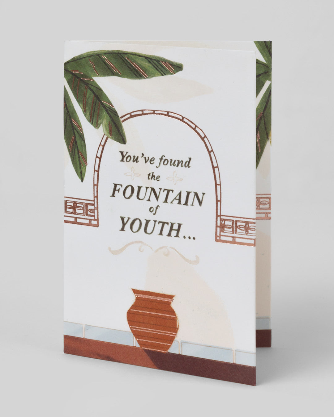Fountain 3D Layered Greeting Card