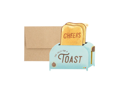 Toaster 3D Pop Up Greeting Card