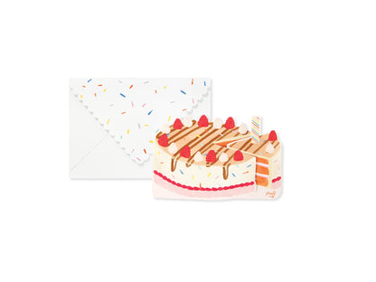 Cake 3D Pop Up Greeting Card