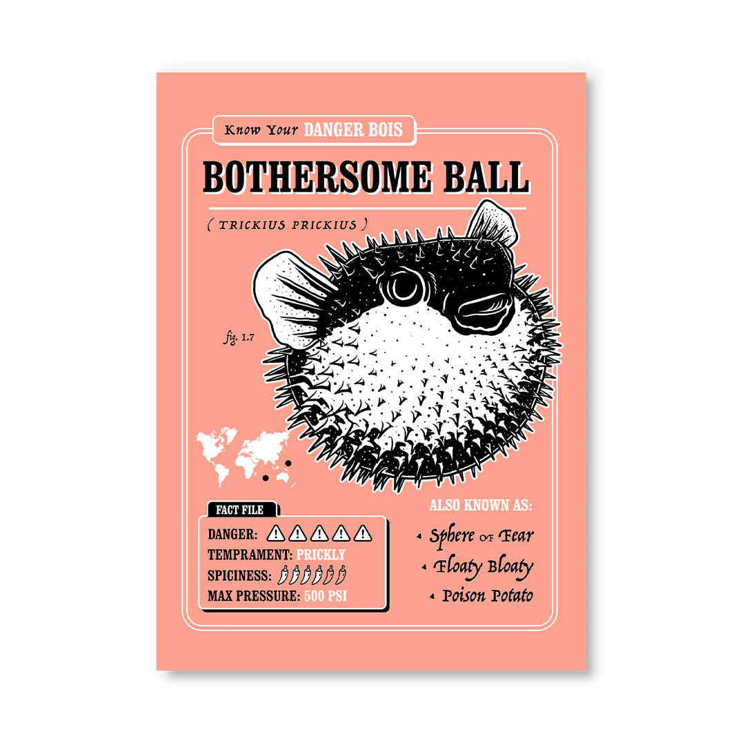Bothersome Ball Postcard