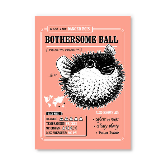 Bothersome Ball Postcard