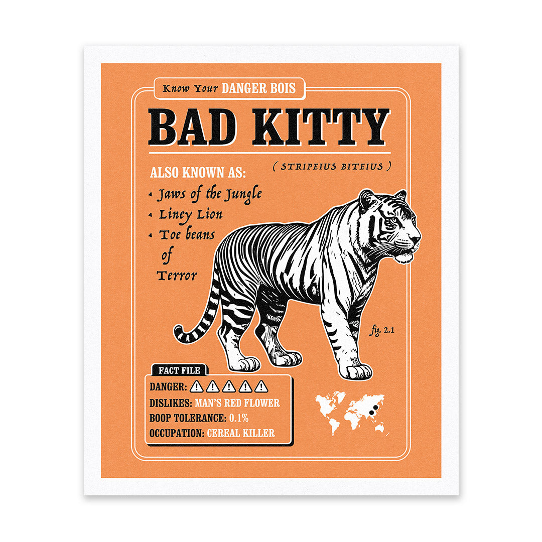 Tiger Large Riso Print (12x10)