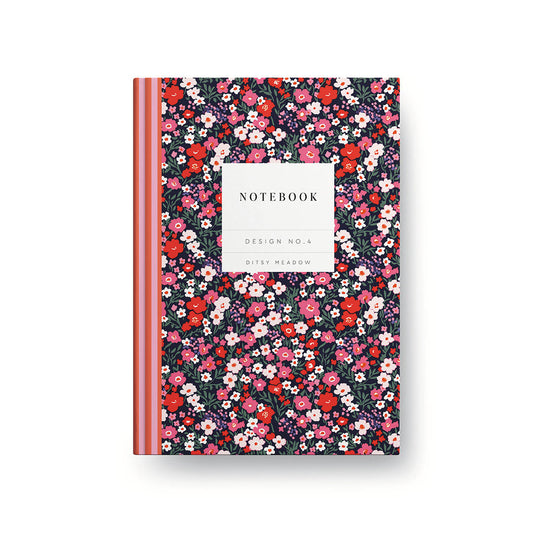 Design No.4 Ditsy Meadow Hardback Notebook