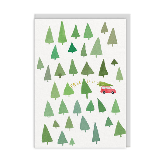Tiny Trees Greeting Card