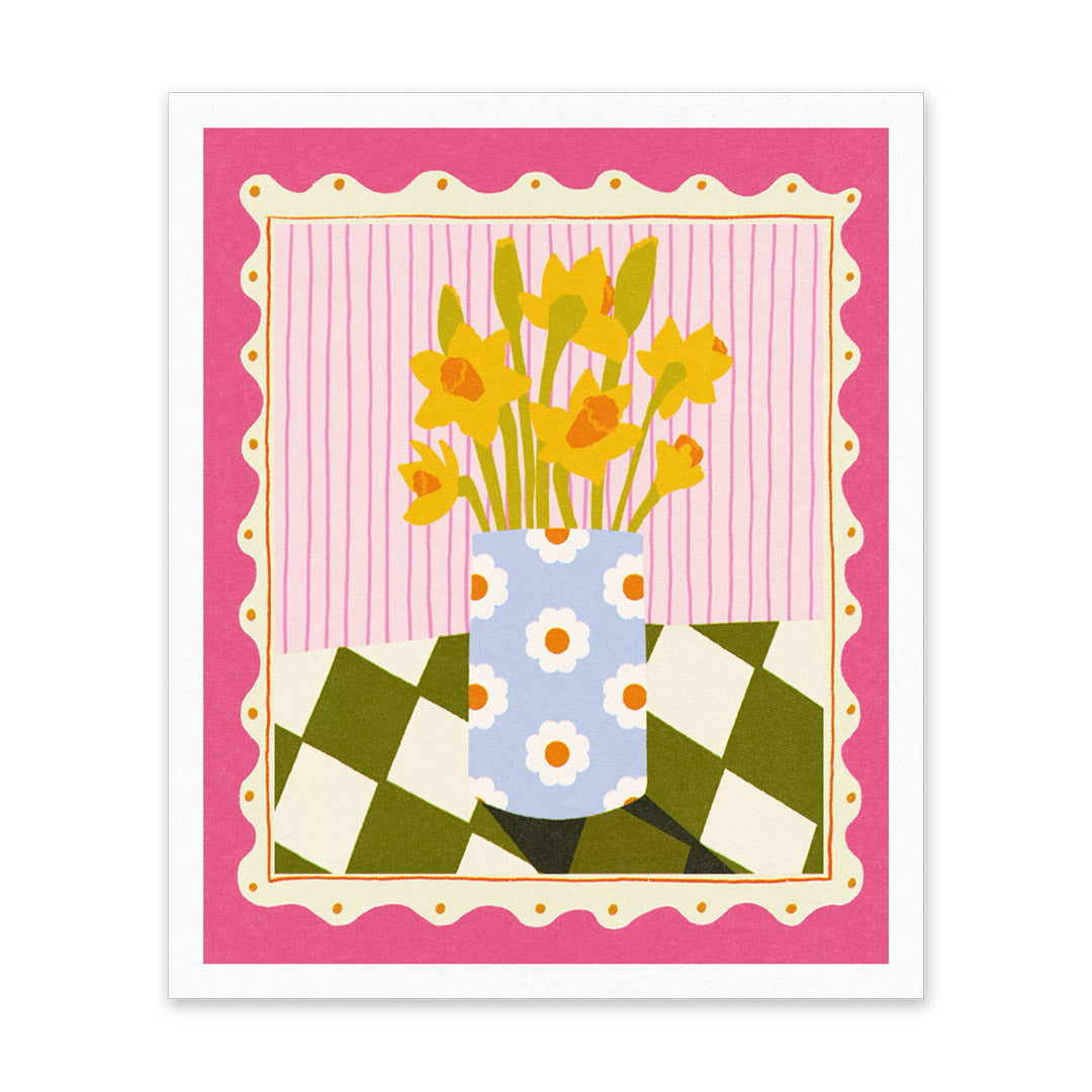Daffodils Riso Print (10x12)