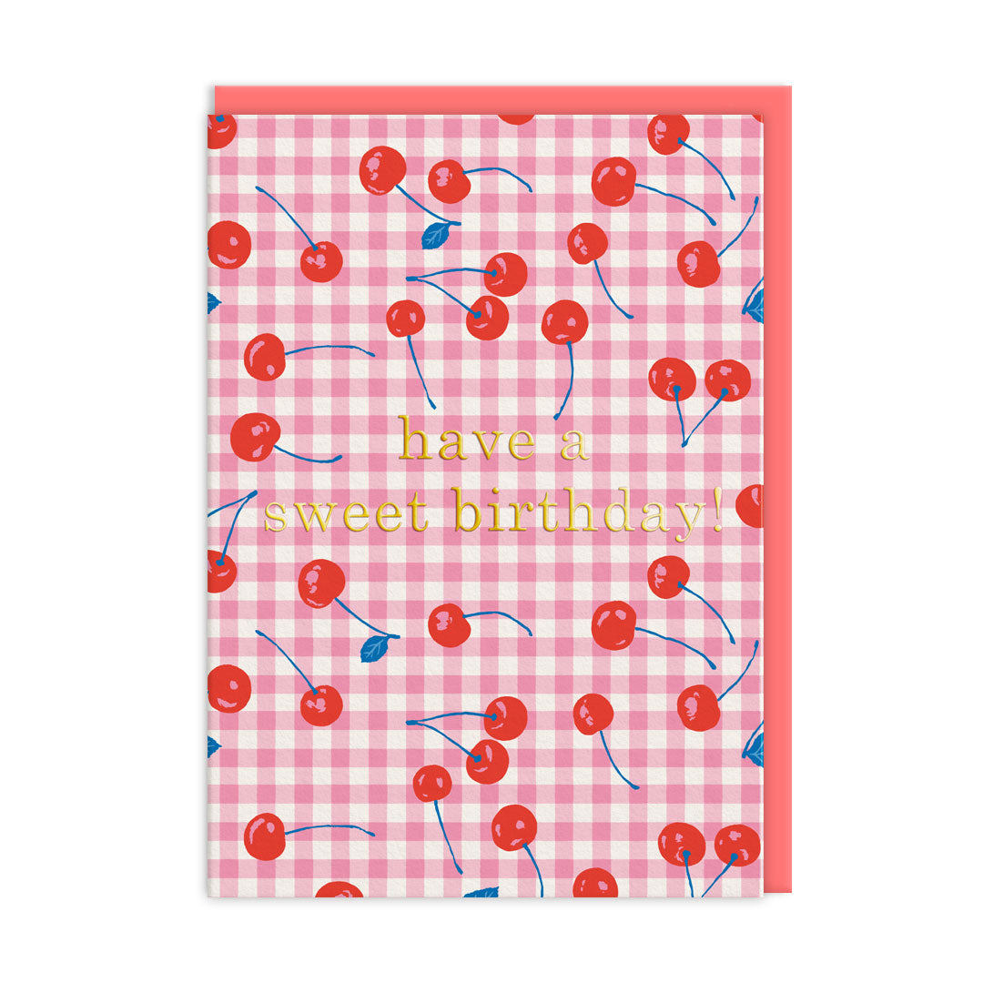 Cherries Birthday Card