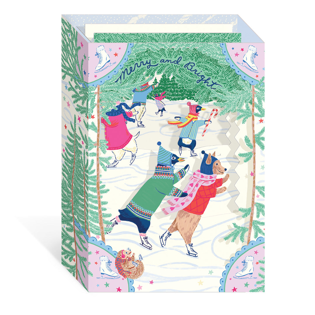 Merry And Bright Baker 3D Greeting Card