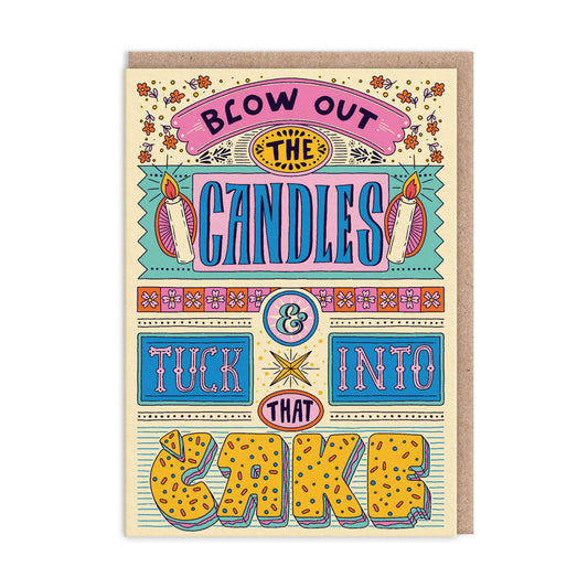 Blow Out The Candles Birthday Card