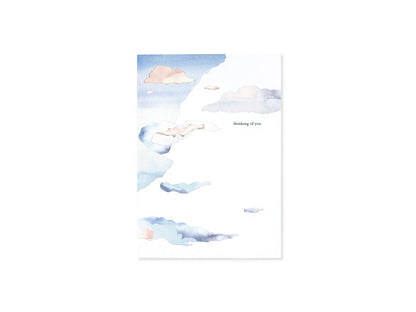 Clouds 3D Pop Up Greeting Card