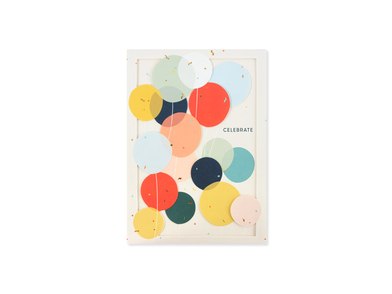 Balloons 3D Pop Up Greeting Card