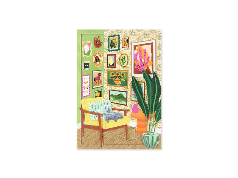 Gallery Wall 3D Pop Up Greeting Card