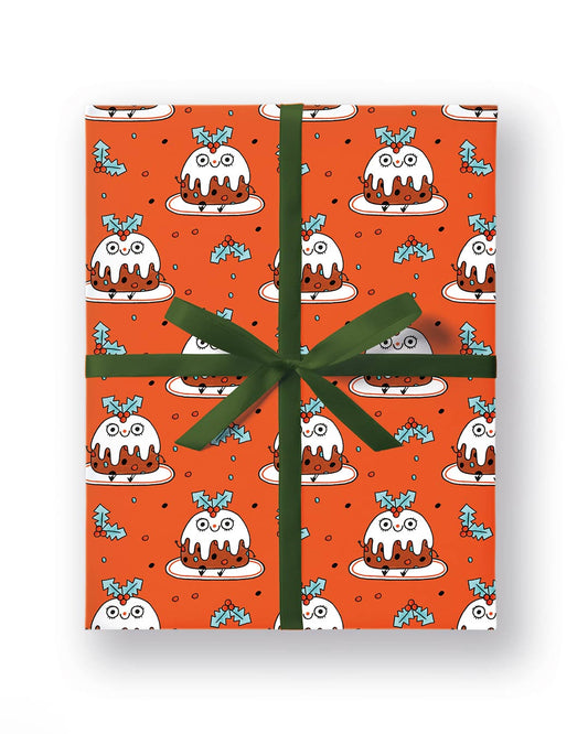 Christmas Pudding Gift Wrap