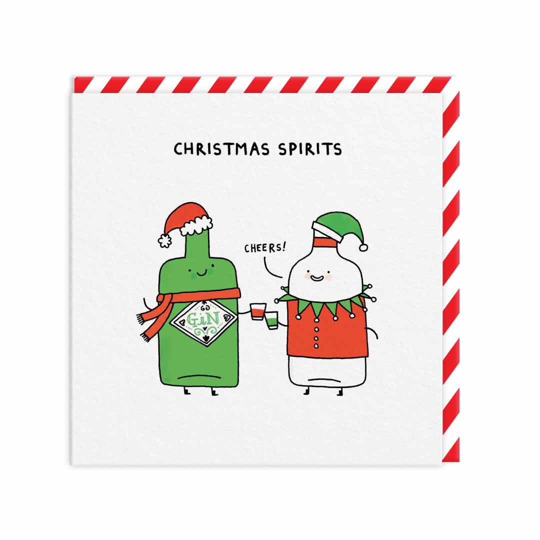 Christmas Spirits Greeting Card