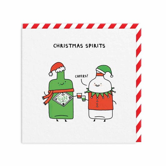 Christmas Spirits Greeting Card